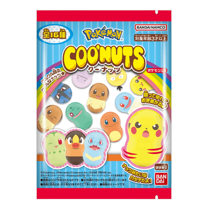 BANDAI Coo'nuts Pokemon met kauwgom 1,5 g