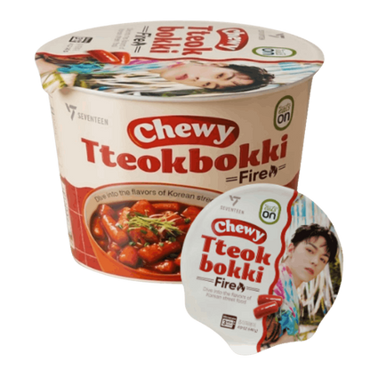 HY Eats On Seventeen Tteokbokki pittig 140g