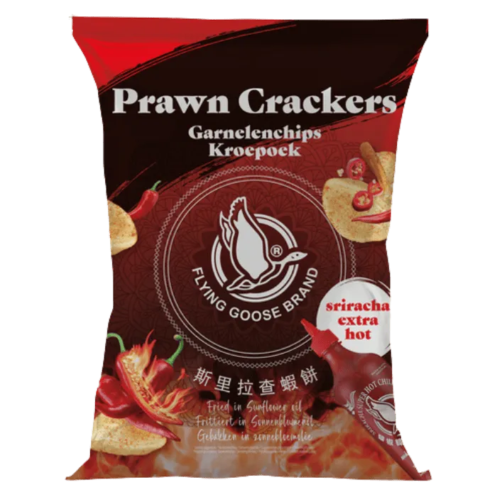 VLIEGENDE GANS Gernelenchips extra heet 80g