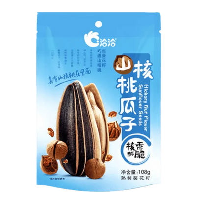 CHACHA zonnebloempitten met hickorynoten 108g