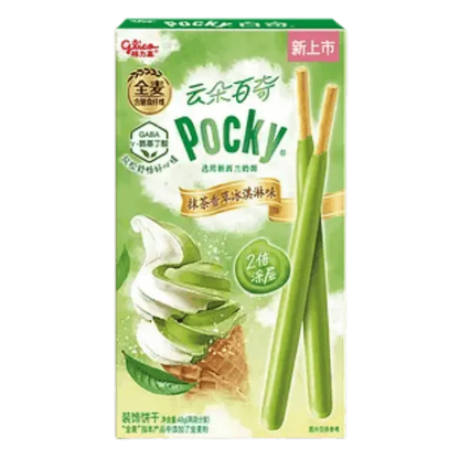 GLICO Pocky Matcha met vanille-ijs 48g