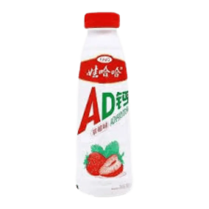 WAHAHA AD melkdrank met vitamines aardbei 450ml