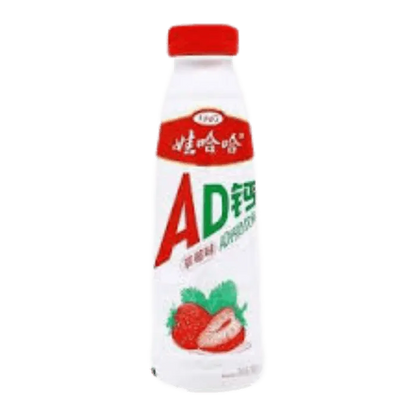 WAHAHA AD melkdrank met vitamines aardbei 450ml