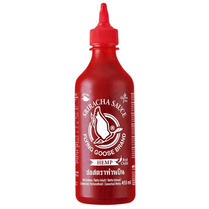 FLYING GOOSE Sriracha Hanf Rot 455ML