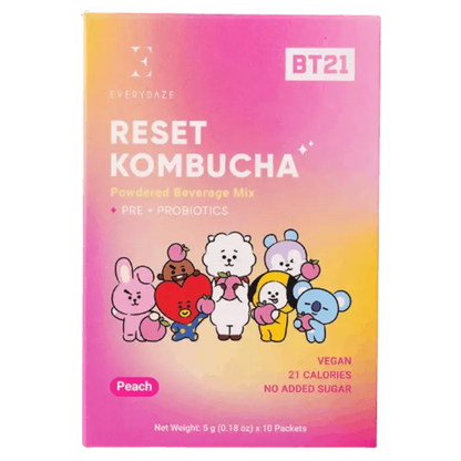 EVERYDAZE Reset Kombucha Peach 10x5g