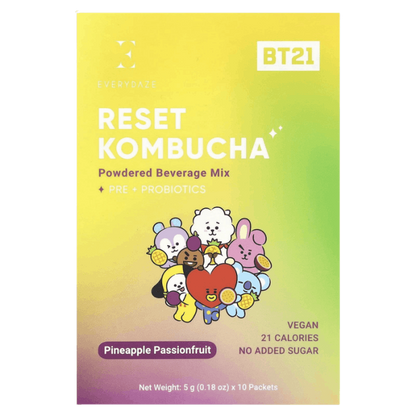 EVERYDAZE Reset Kombucha Pineapple Passion 10x5g