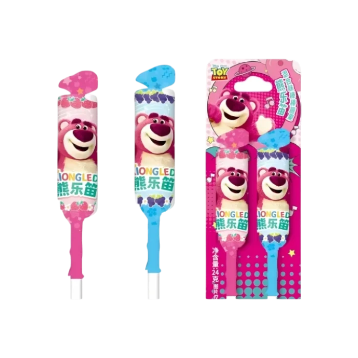 Binqi & Disney Strawberry & Grape Lollipop 24g
