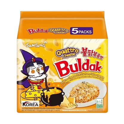 SAMYANG Buldak Ramen Quattro Kaas 5x145G