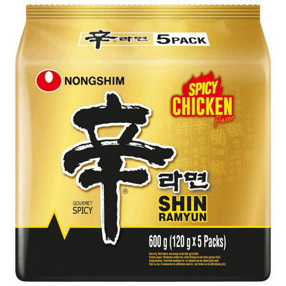 NONGSHIM Instantnoedels Shin Ramyun Kip 5X120