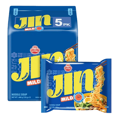 OTTOGI JIN Ramen milde grote zak (120 g x 5)