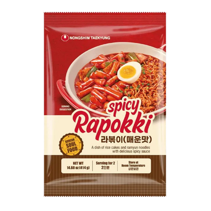 NONGSHIM Tteokbokki met Ramyun Pittige Rabokki 414G