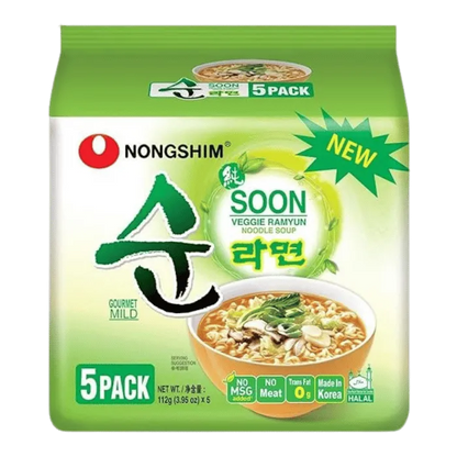 NONGSHIM Instant Noedels Veggie Soon Ramyun 5x112G