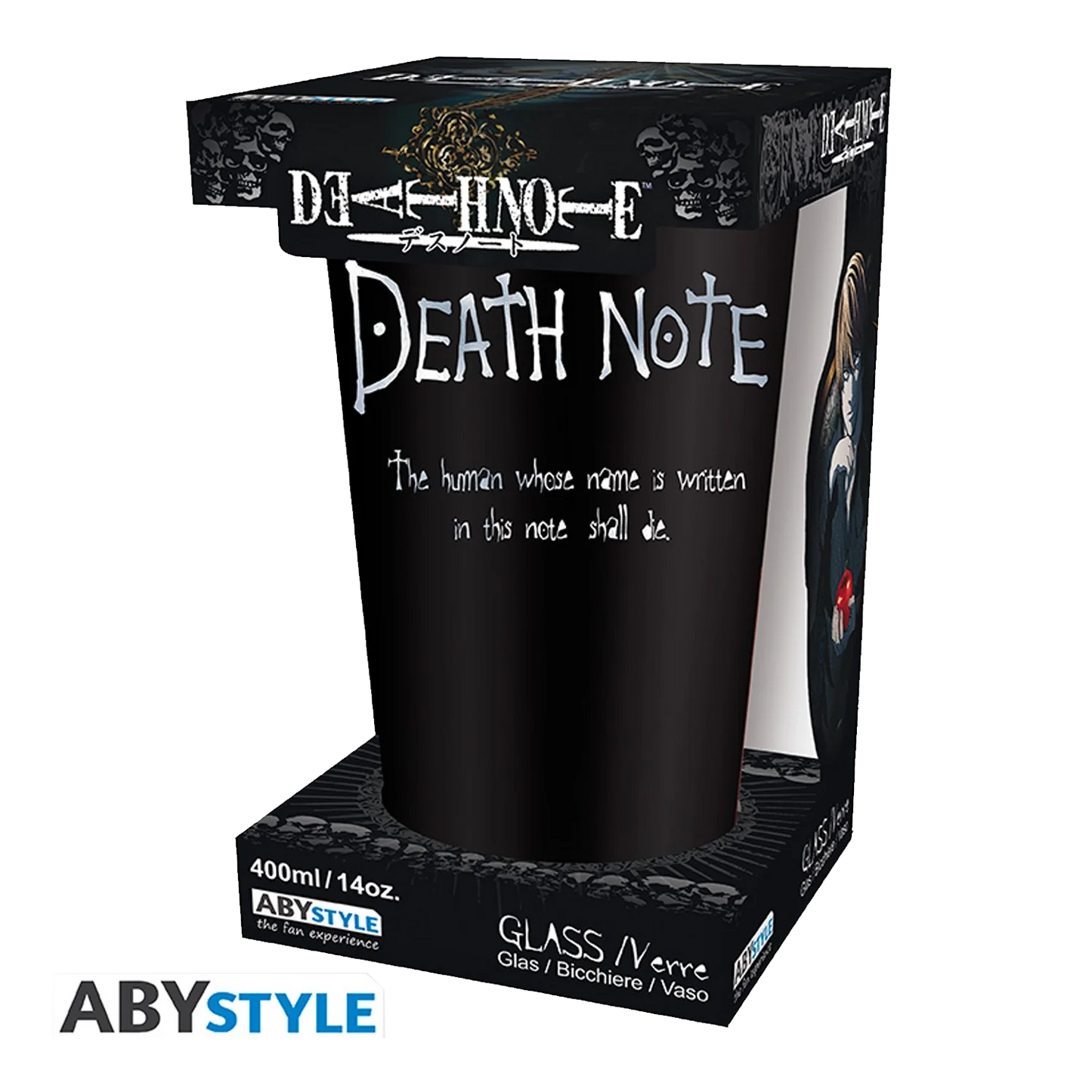 DEATH NOTE Groot glas Ryuk 400ML