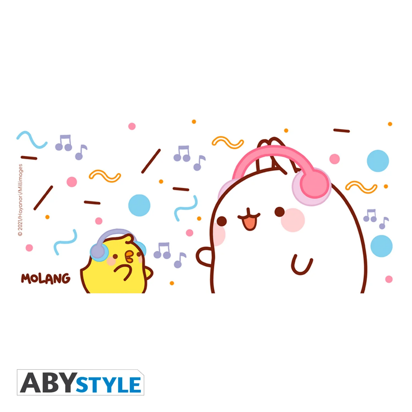 MOLANG Mok 320ml Muziek Molang