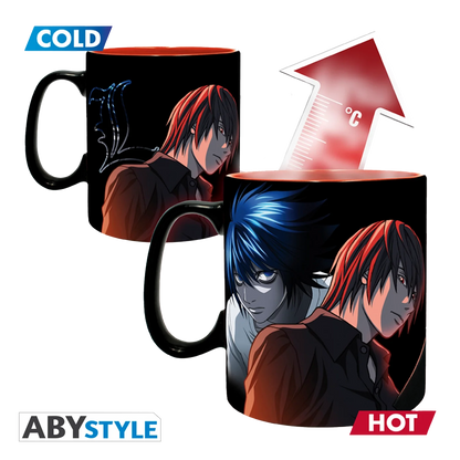 DEATH NOTE Mok Warmteverandering Kira&Ryuk 460ml