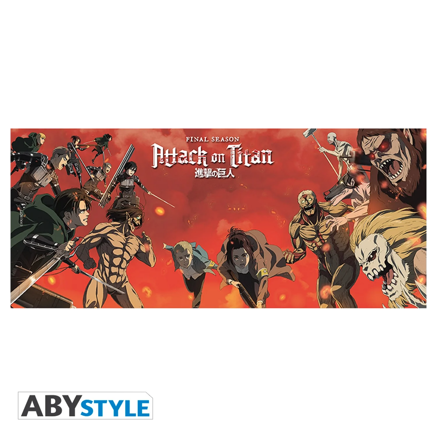 ATTACK ON TITAN Mok 320ml Battle Scene Seizoen 4