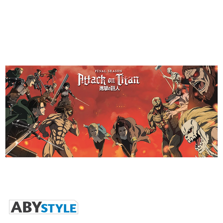 ATTACK ON TITAN Mok 320ml Battle Scene Seizoen 4