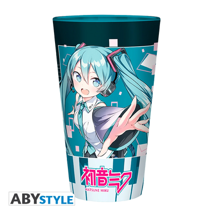 HATSUNE MIKU grote glazen muzikale stad 400ML