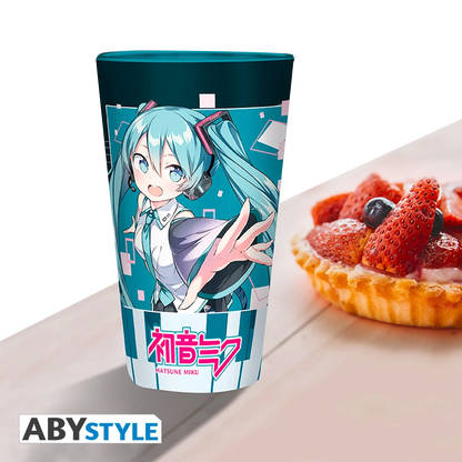 HATSUNE MIKU grote glazen muzikale stad 400ML