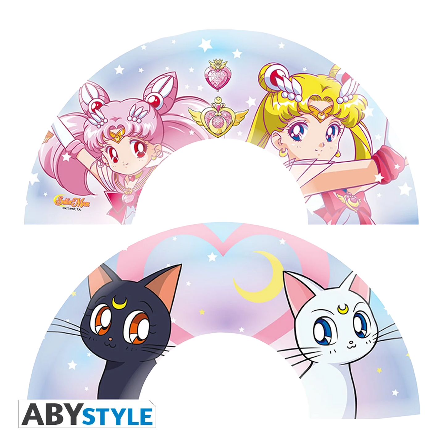 SAILOR MOON Fan - Fächer "Sailor Moon & Cats"