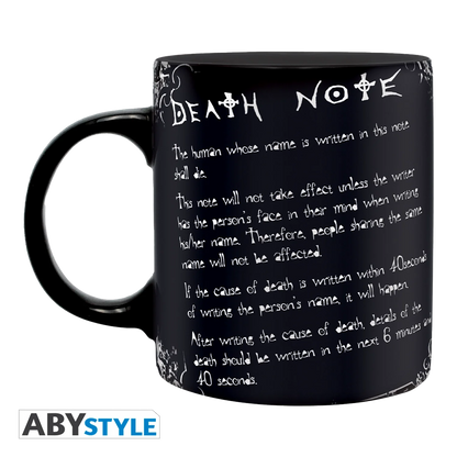 DEATH NOTE Mug 320ML L & Rules