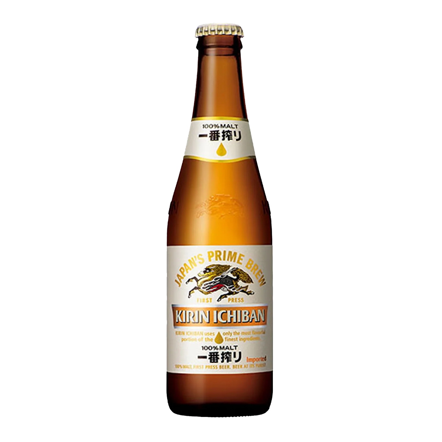 KIRIN Ichiban Bierfles Alk.5% 330ML