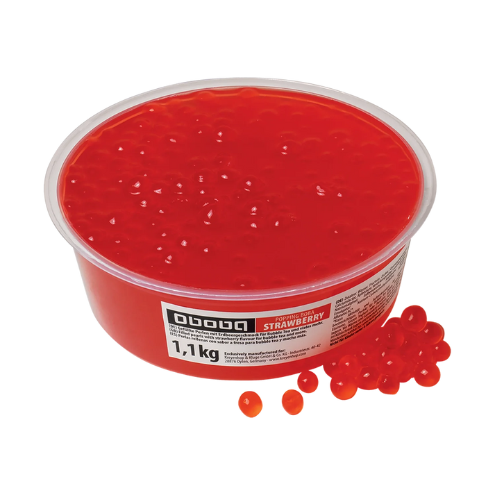 OBOBA Popping Boba Aardbei 1,1KG