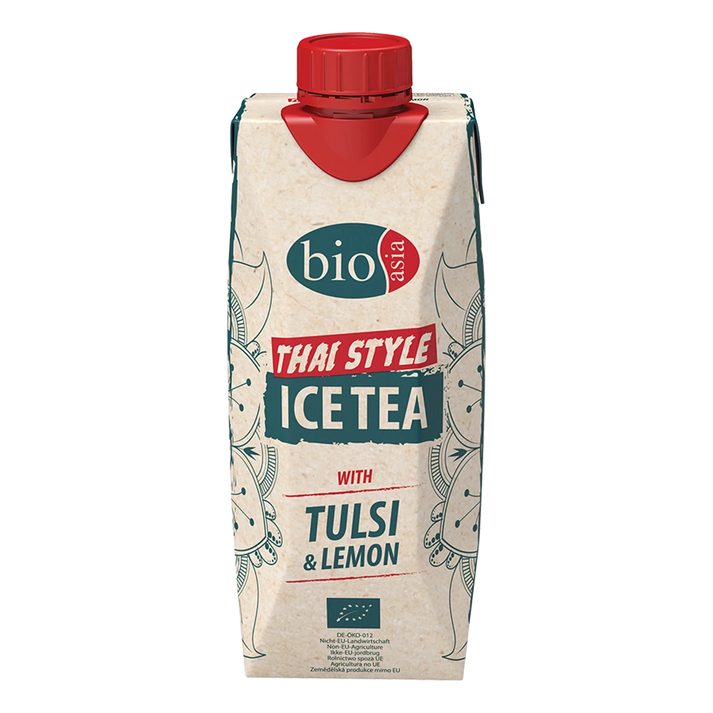 BIOASIA biologische ijsthee met tulsi en citroen 500ML