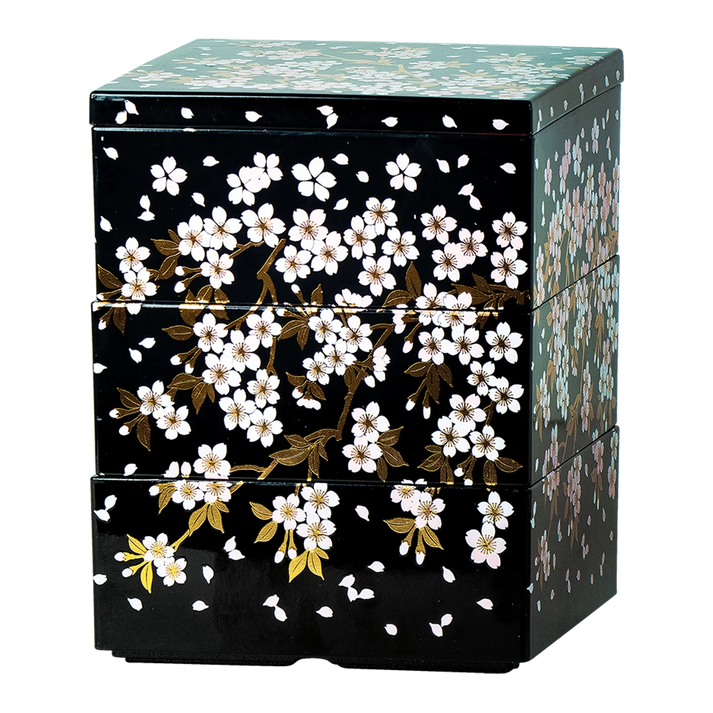 JADE TEMPLE Bento Box 3 pieces cherry blossoms