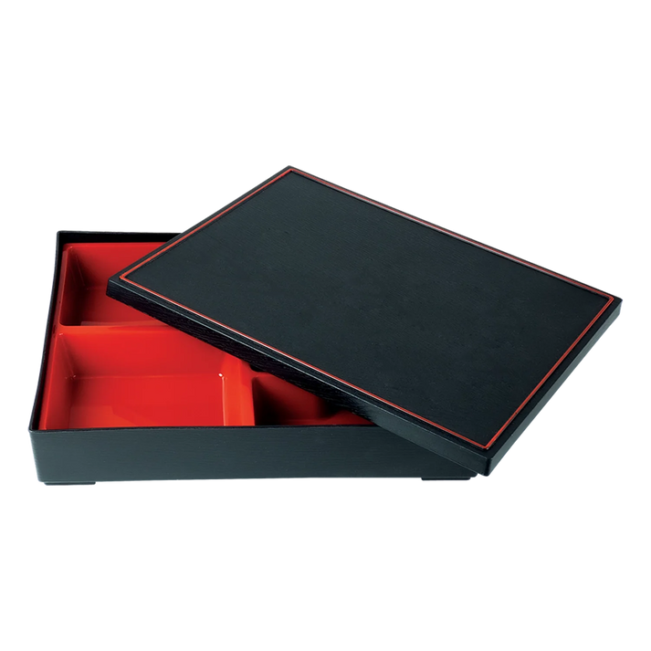 JADE TEMPLE Bento Box Zwart met deksel