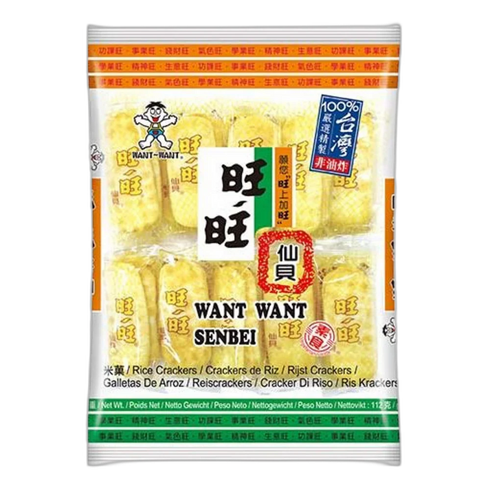 WIL WANT Senbei Rijstcrackers 112G