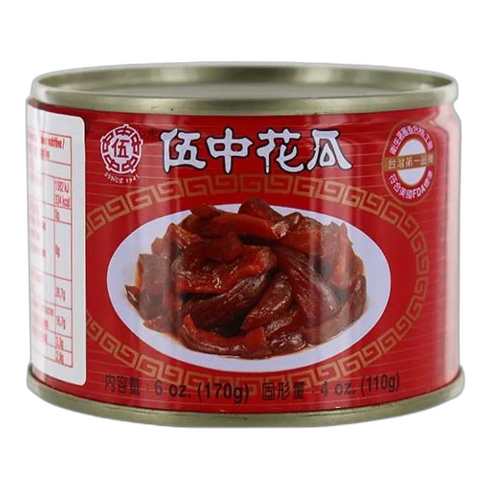WU CHUNG Ingelegde komkommer – Aziatische ingelegde komkommers 110G