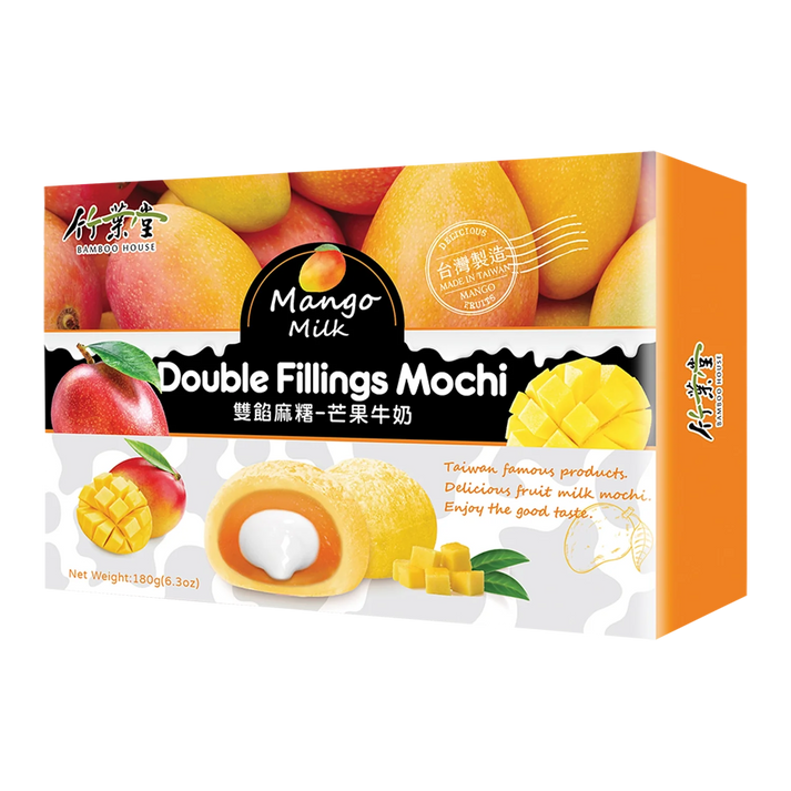 BAMBOEHUIS Dubbele vulling. Mochi's Mangomelk 180G