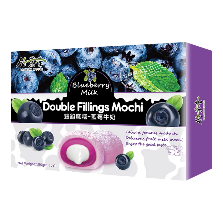 BAMBOEHUIS Dubbele vulling. Mochi's Bluebe. Melk 180G