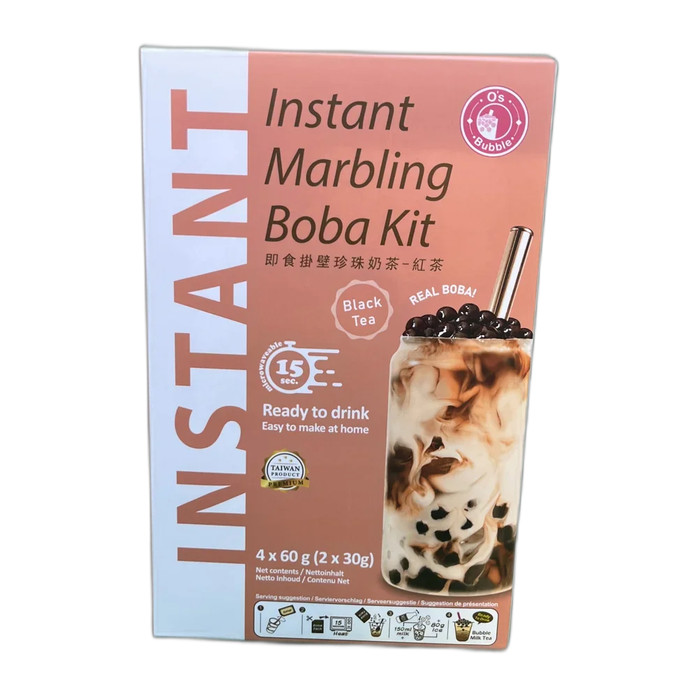 O's Bubble Instant Boba Zwarte Thee 240G