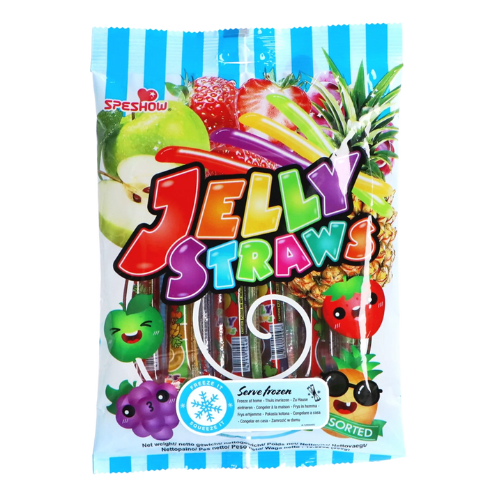 Speshow Geassorteerd Jelly Rietje in Zak 300g