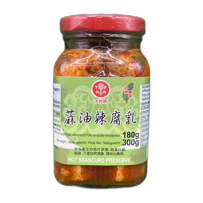 SZECHUAN TIAN FU Chili Beancurd Pittig 300G