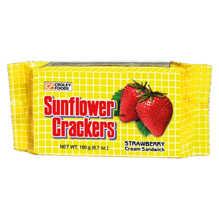 ZONNEBLOEM Aardbeiencrackers, verpakking 190 g