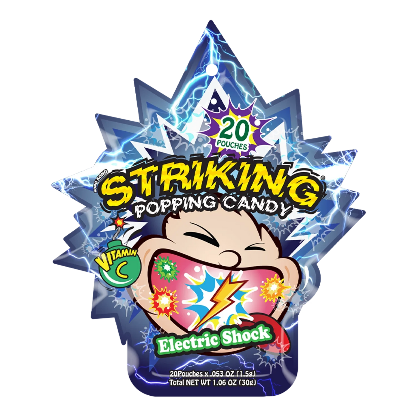 OPVALLEND Popping Candy Elektrische Schok Vit. C 30G