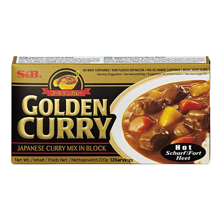 S&B Gouden Curry Heet 220G