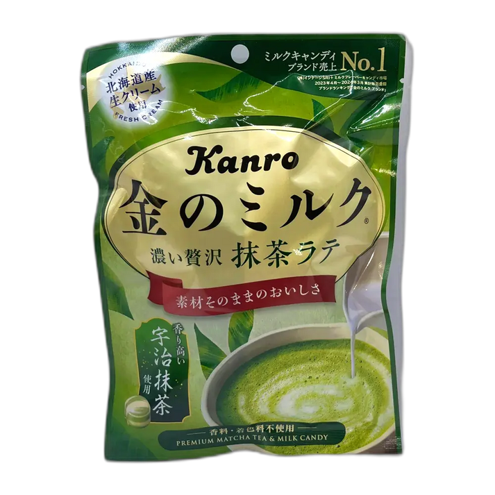 KANRO Gouden Melk Snoep Matcha Latte 61G