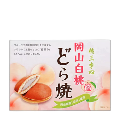 ICHIEIFOODS Dorayaki Witte Perzik 216G