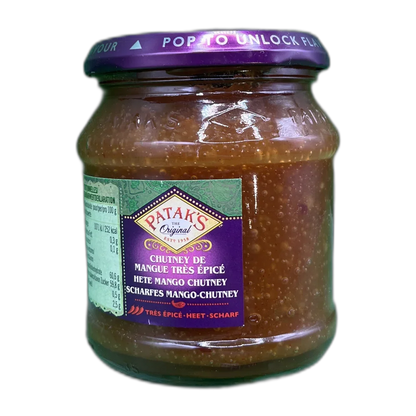 PATAK'S Mangochutney Hot Gl 340G