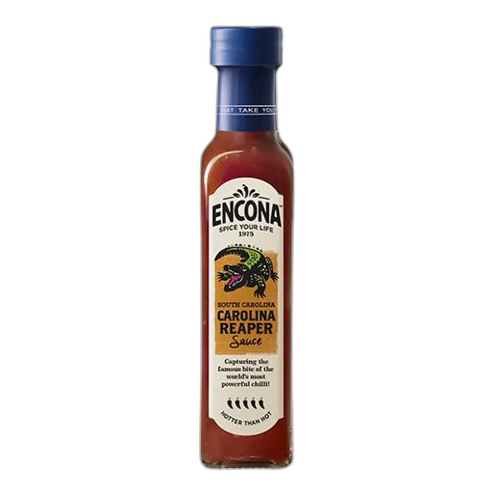 ENCONA Carolina Reaper Sauce – Extrem scharfe Chilisauce 142ML