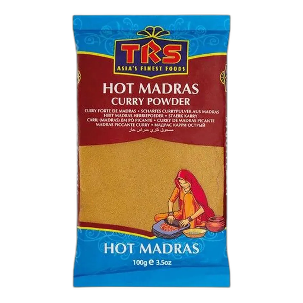 TRS Madras Curry Hot Powder 100G – Pittig en aromatisch