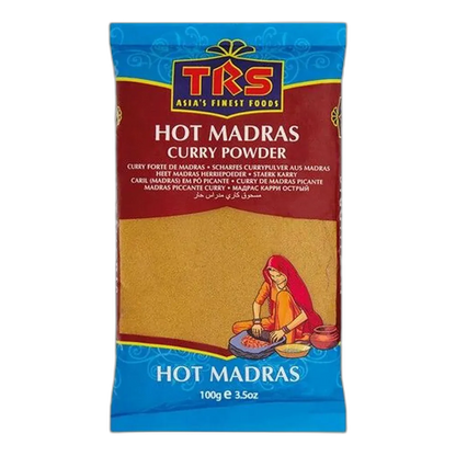 TRS Madras Curry Hot Powder 100G – Pittig en aromatisch