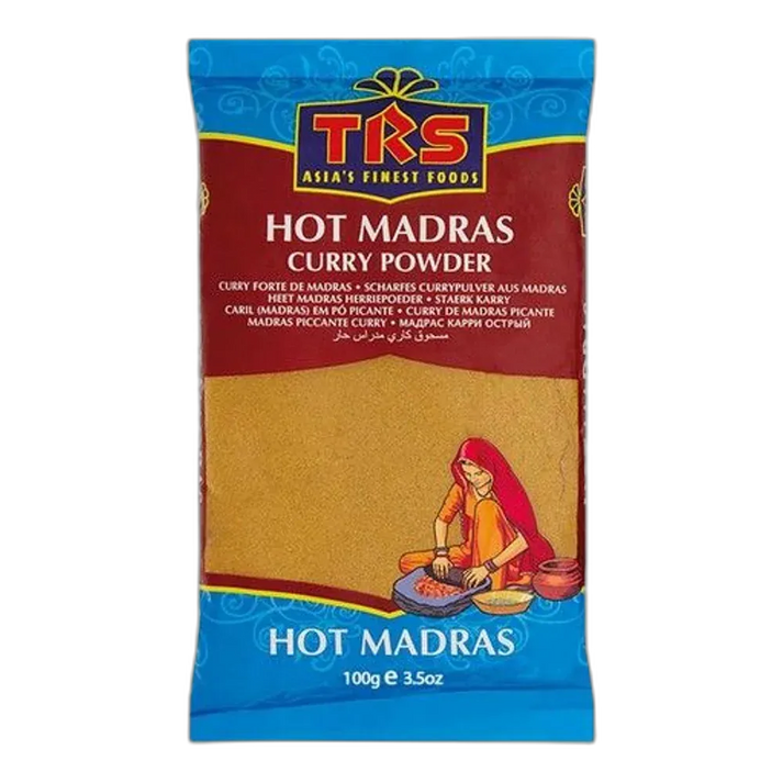 TRS Madras Curry Hot Powder 100G – Pittig en aromatisch