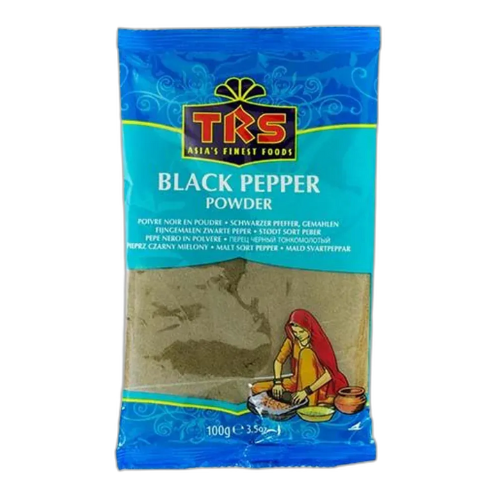 TRS gemalen zwarte peper 100g - Indiase specerij met een intens aroma