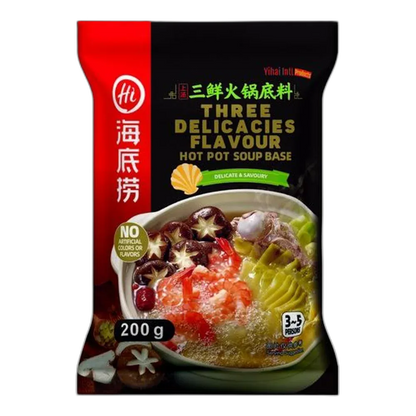 HAIDILAO HotPot kruidenbasis 3 delicatessensmaken – 200 g