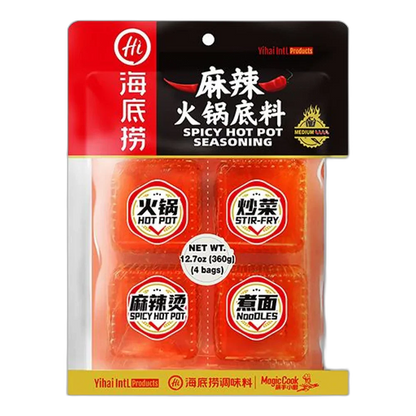 HAIDILAO Hot Pot-kruiden met pittige smaak (4x90G)